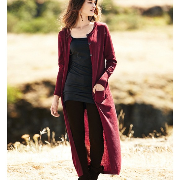 Peruvian Connection Stylist’s Cardigan Duster Dress Size Medium - Picture 3 of 9